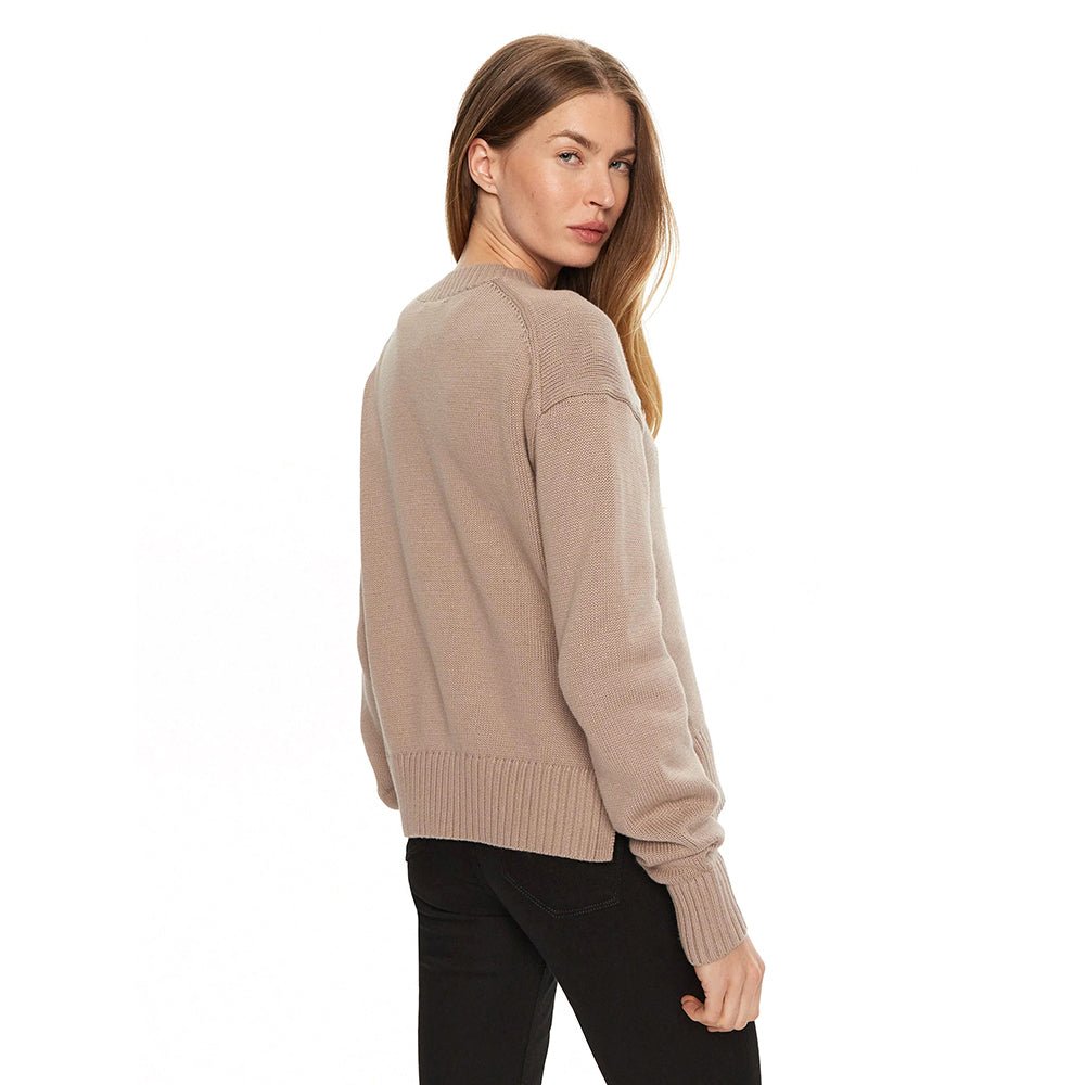 סריג קלווין קליין Intarsia Loose נשים