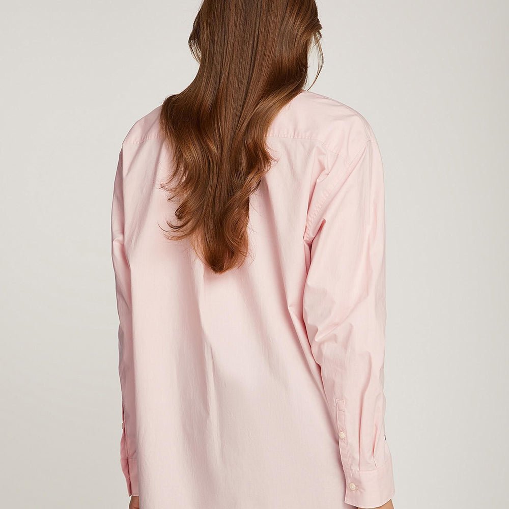 חולצה מכופתרת קלווין קליין Woven Label Relaxed נשים