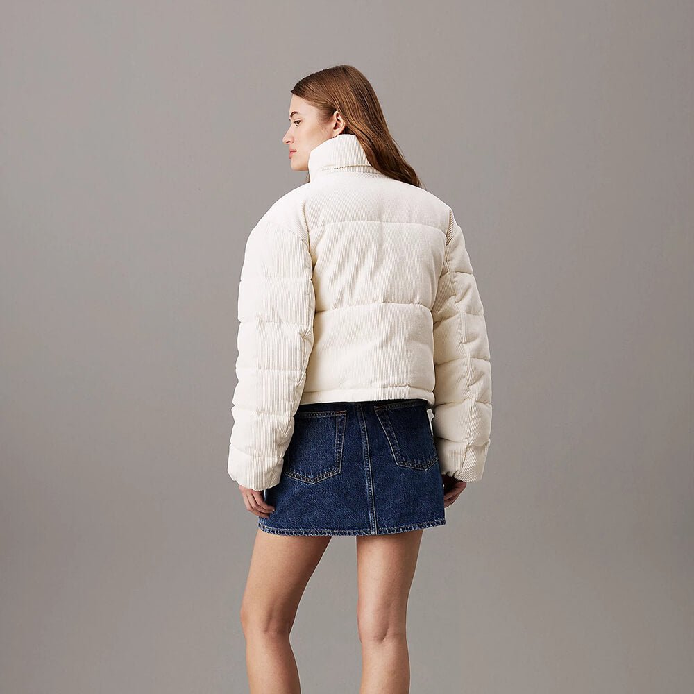 מעיל קלווין קליין Corduroy Puffer נשים