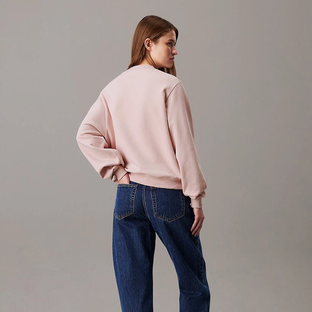 סווטשירט קלווין קליין Relaxed Chenille Monogram נשים