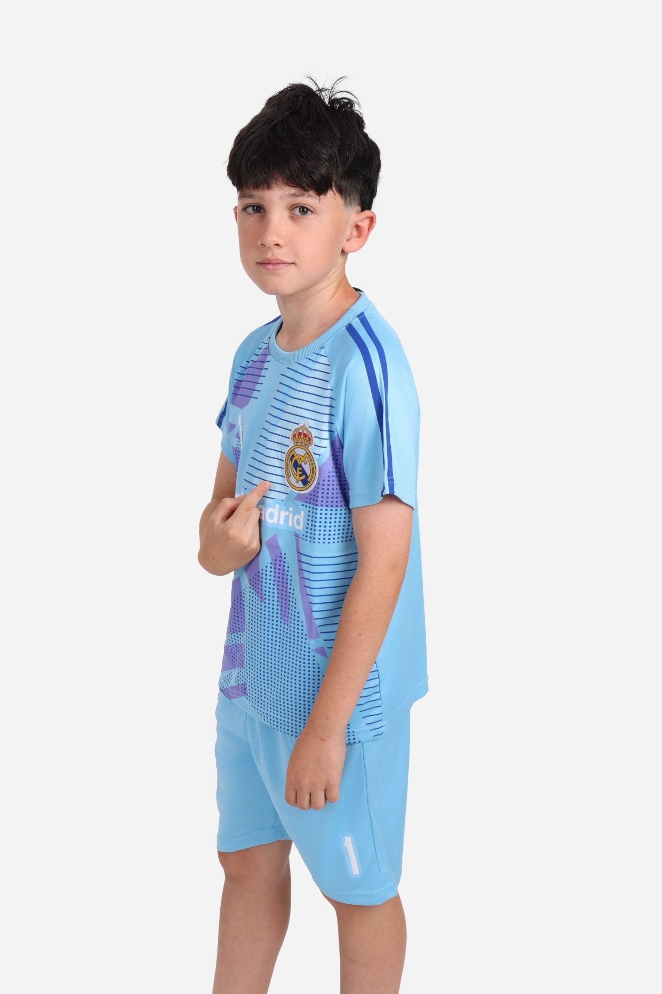 חליפת ריאל מדריד קורטואה ילדים כחול בהיר