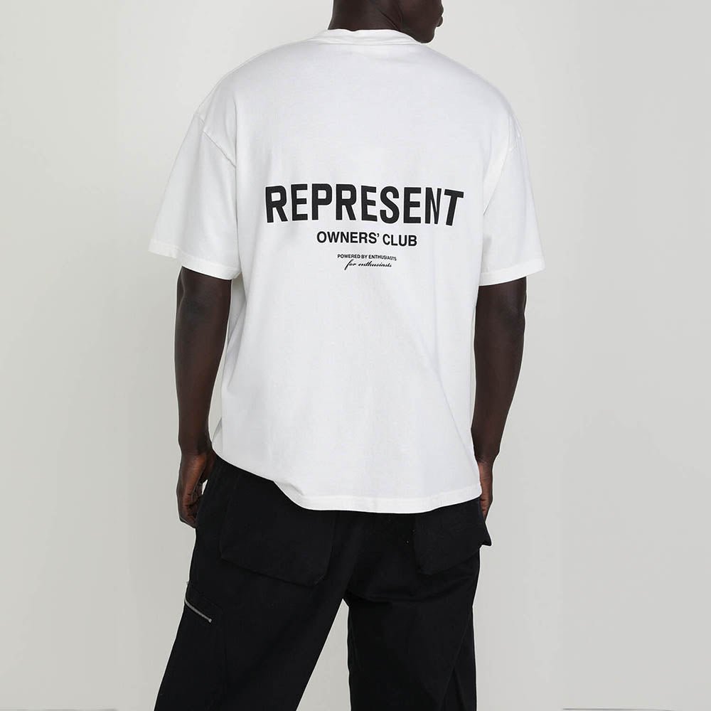 חולצת טישרט קצרה Represent Classic Logo גברים