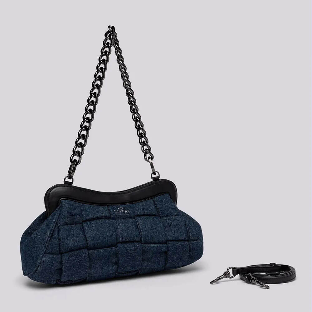 תיק ריפליי Large Denim Shoulder נשים