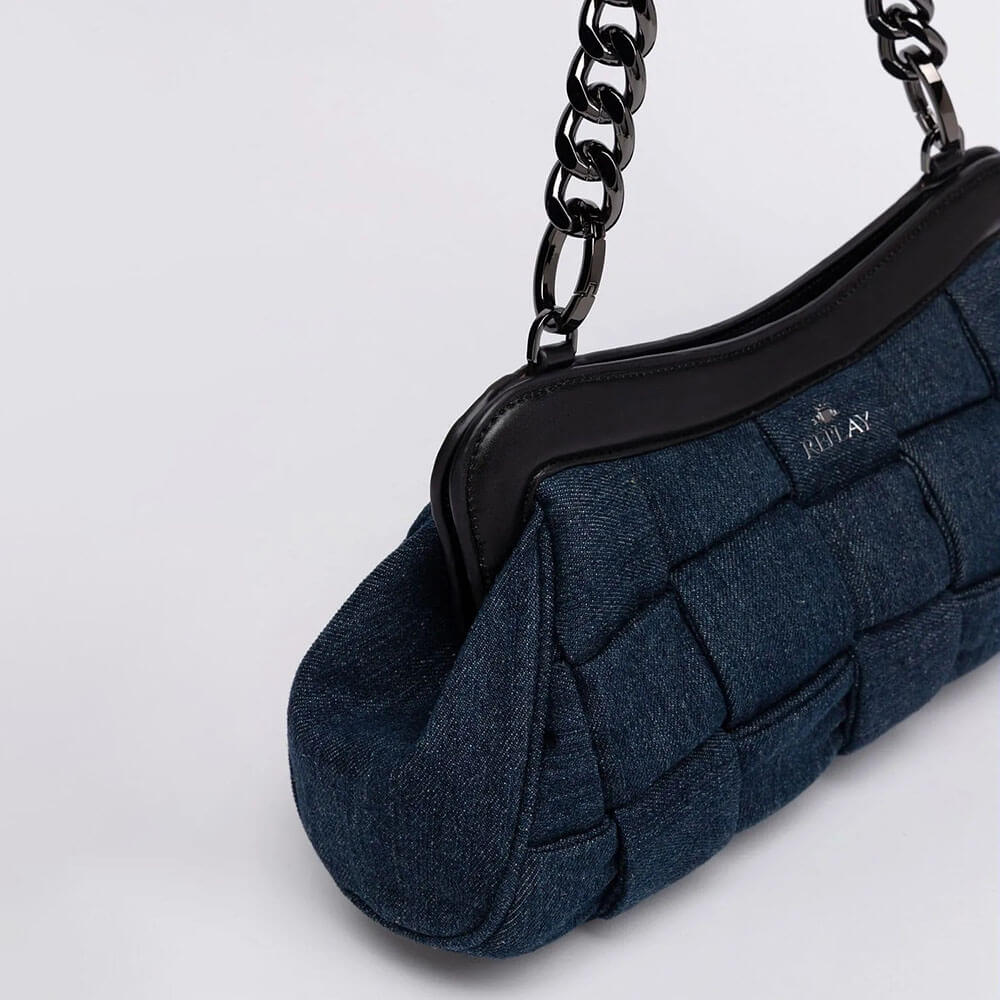תיק ריפליי Large Denim Shoulder נשים