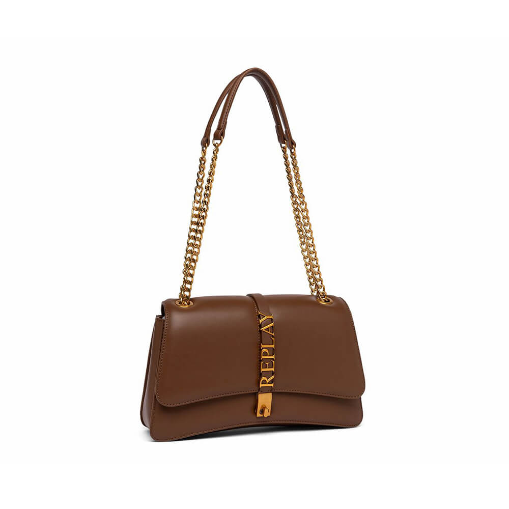 תיק ריפליי Flap Bag With Lettering נשים
