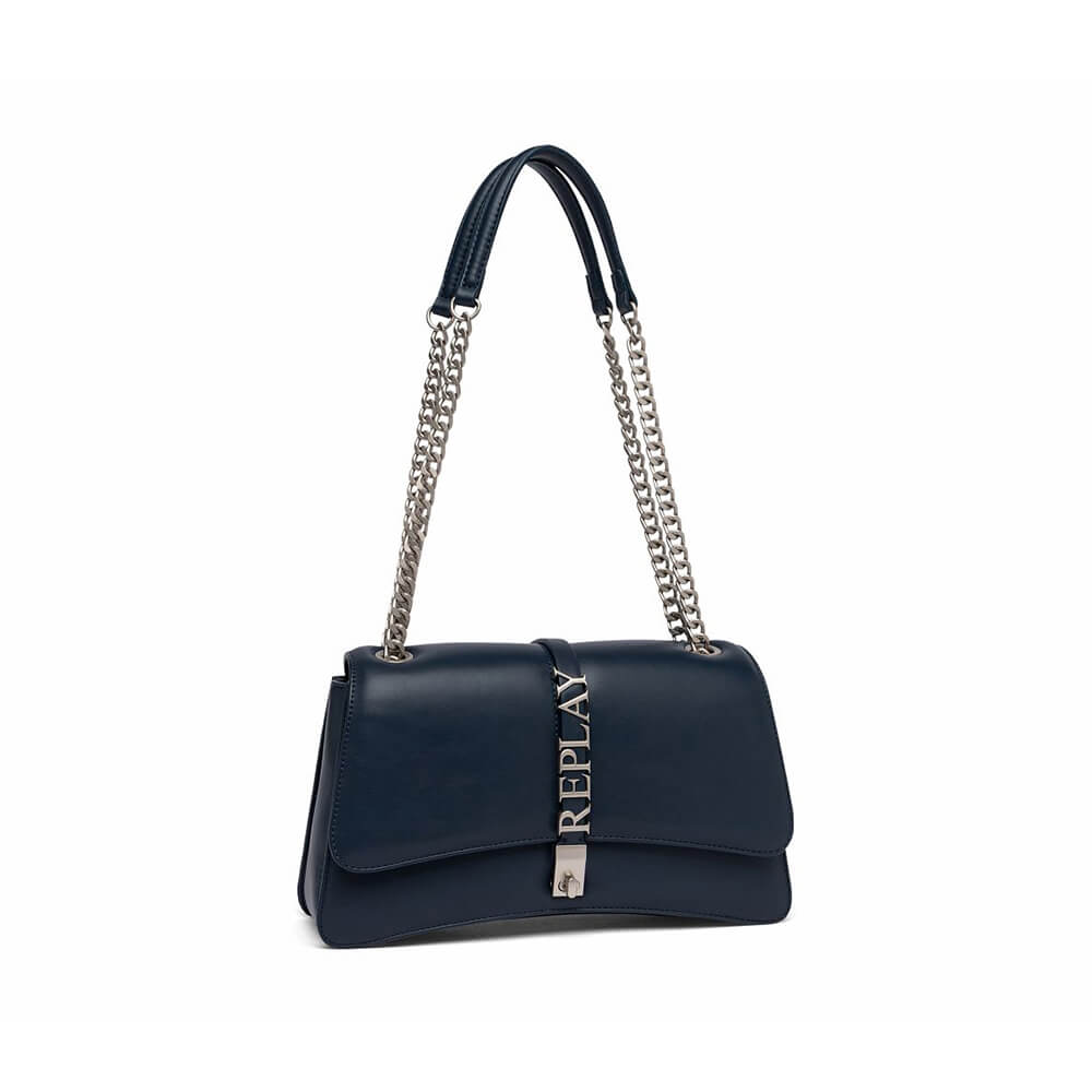 תיק ריפליי Flap Bag With Lettering נשים