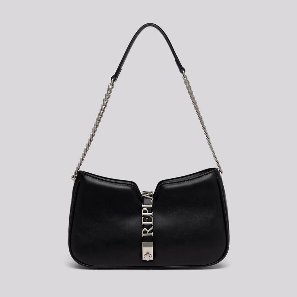 תיק ריפליי Shoulder Bag With Lettering נשים
