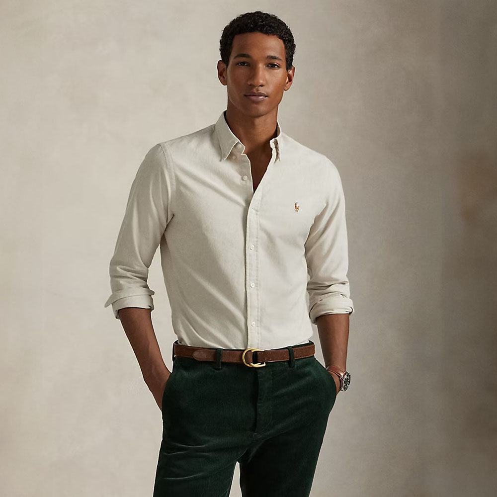 חולצה מכופתרת פולו ראלף לורן Slim Fit Oxford גברים