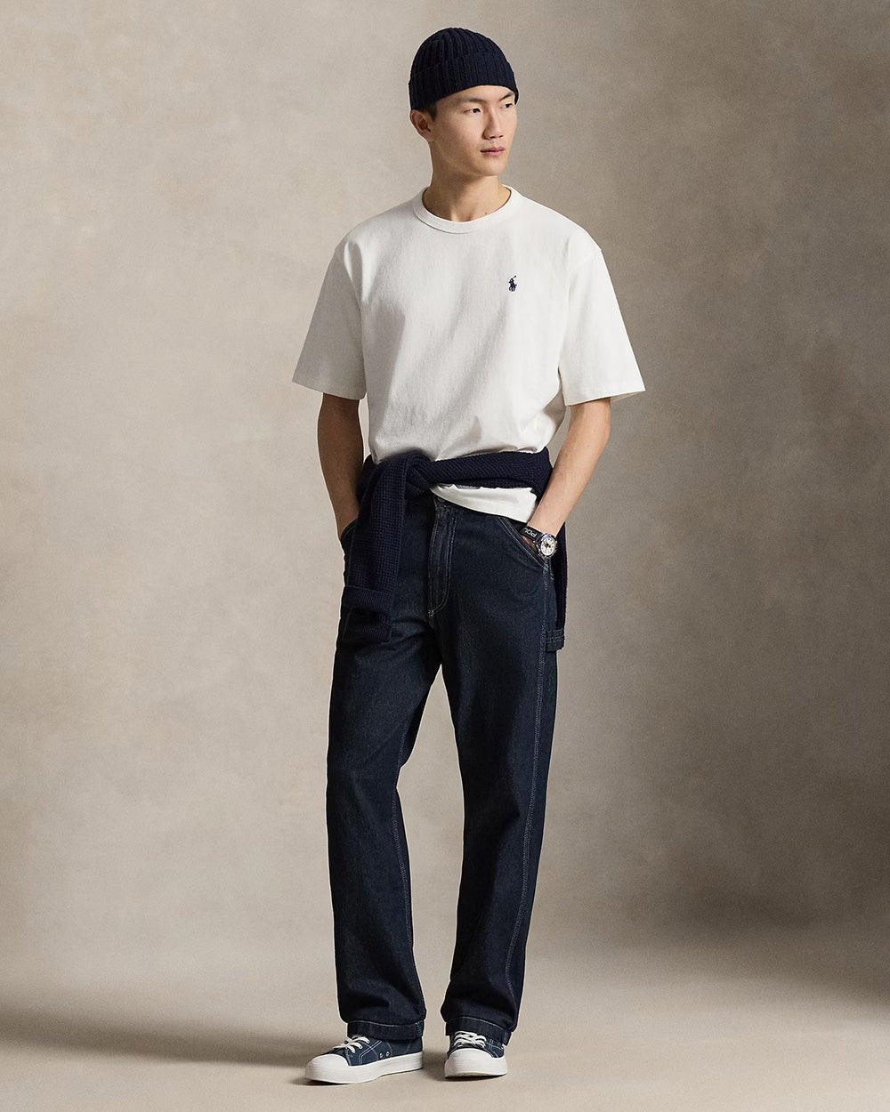 חולצת טישירט קצרה פולו ראלף לורן Relaxed Fit Jersey Crewneck גברים