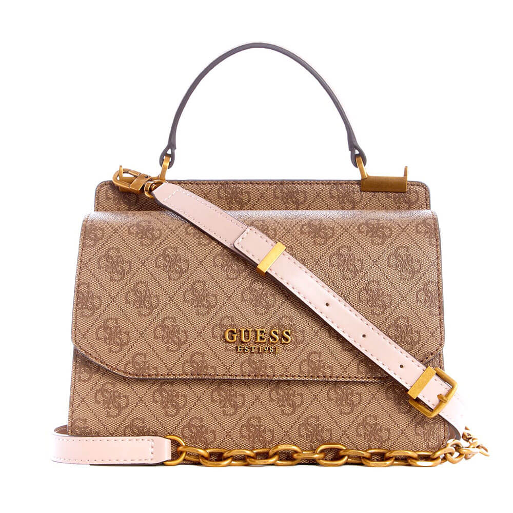 תיק צד Guess Kristle Logo Top Handle נשים