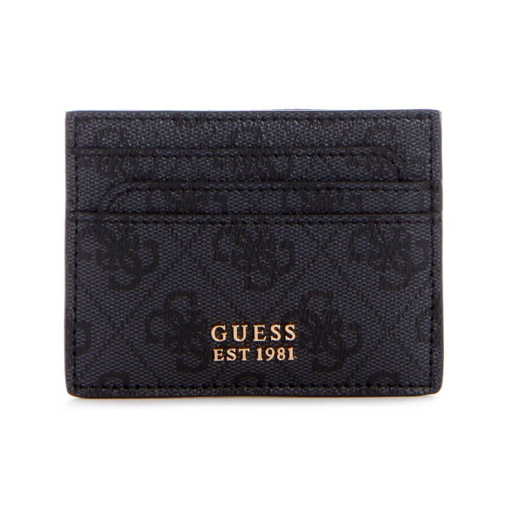 ארנק כרטיסים Guess לוגו מוזהב נשים