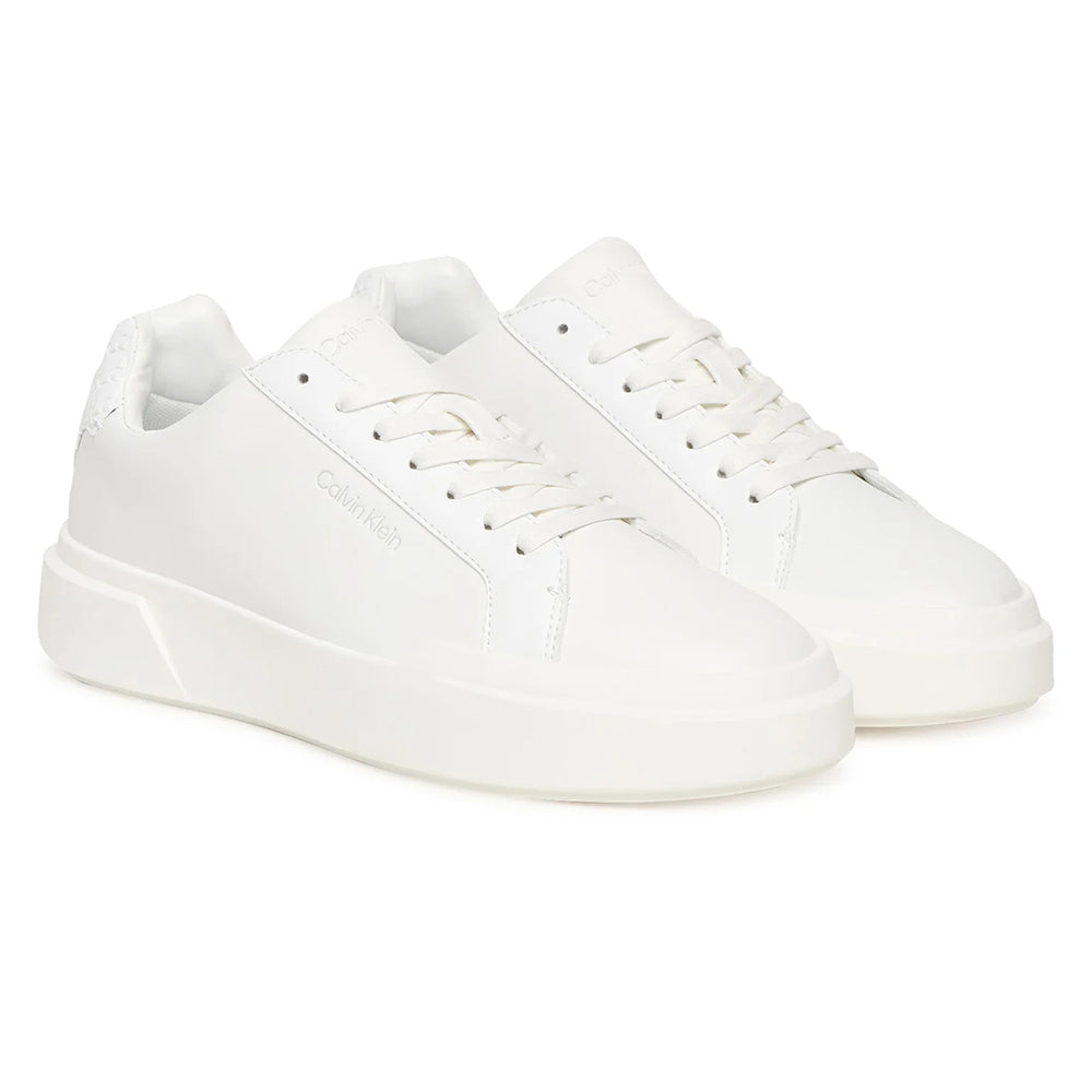 נעלי קלווין קליין Smooth Leather Logo Trainers נשים