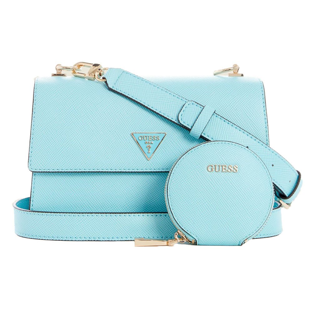 תיק צד Guess לוגו משולש נשים