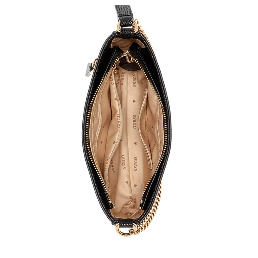 תיק Guess Levante Mini Top Zip Shoulder נשים