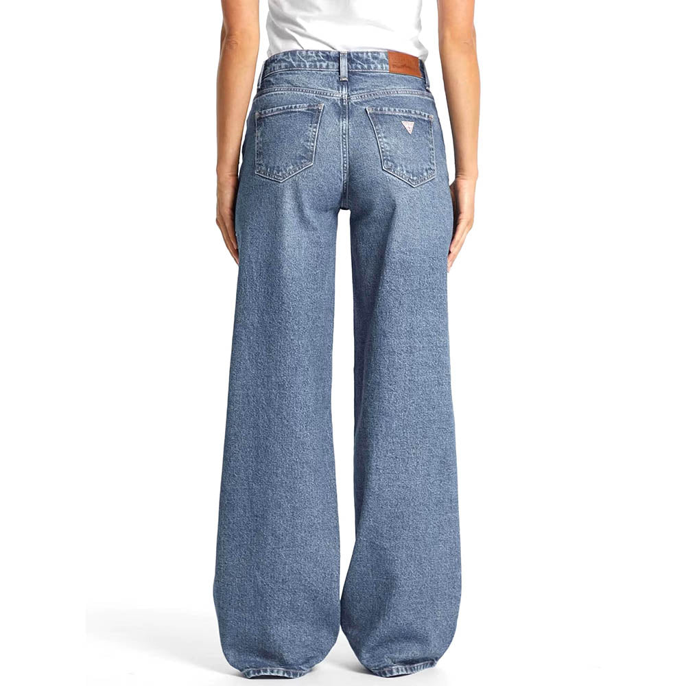 ג'ינס Guess Wide Leg - Eco Recy Riverside נשים