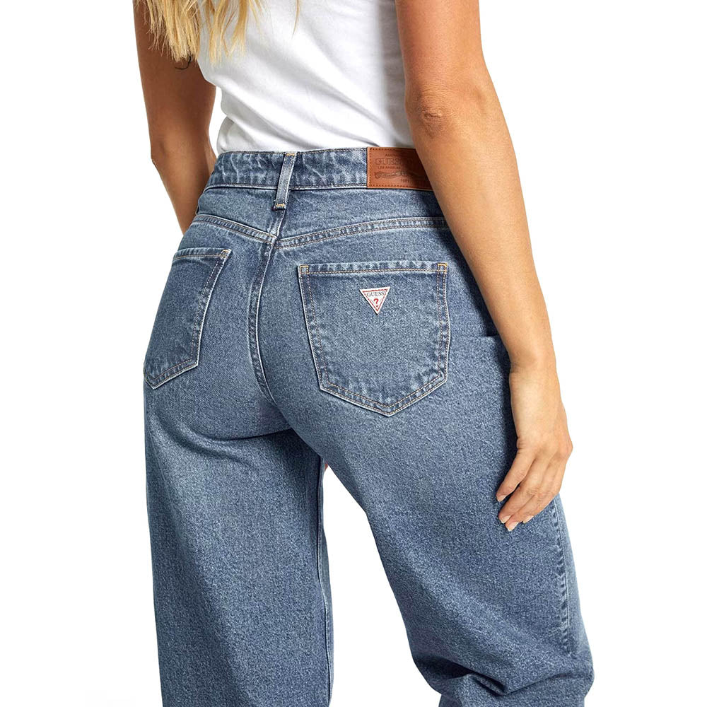 ג'ינס Guess Wide Leg - Eco Recy Riverside נשים
