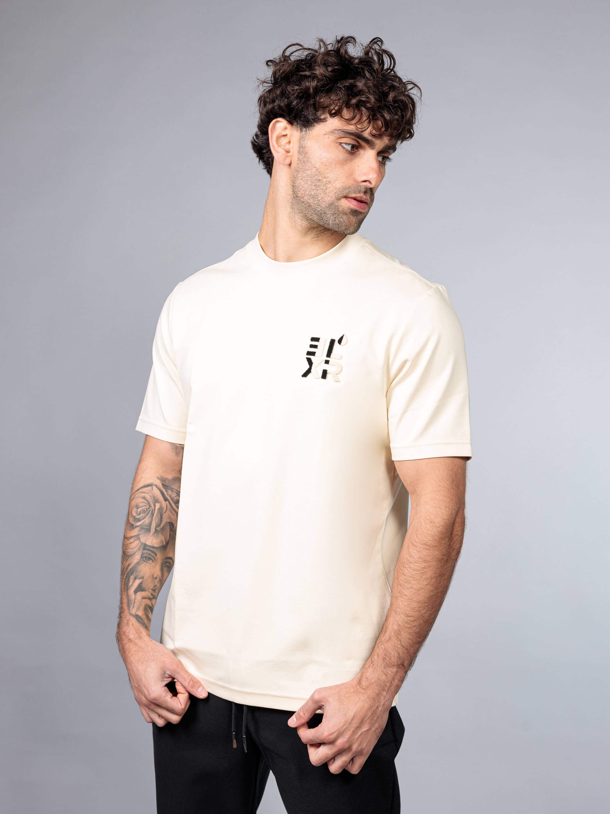 חולצת טישירט קצרה אליקסיר Classic Fur Logo גברים