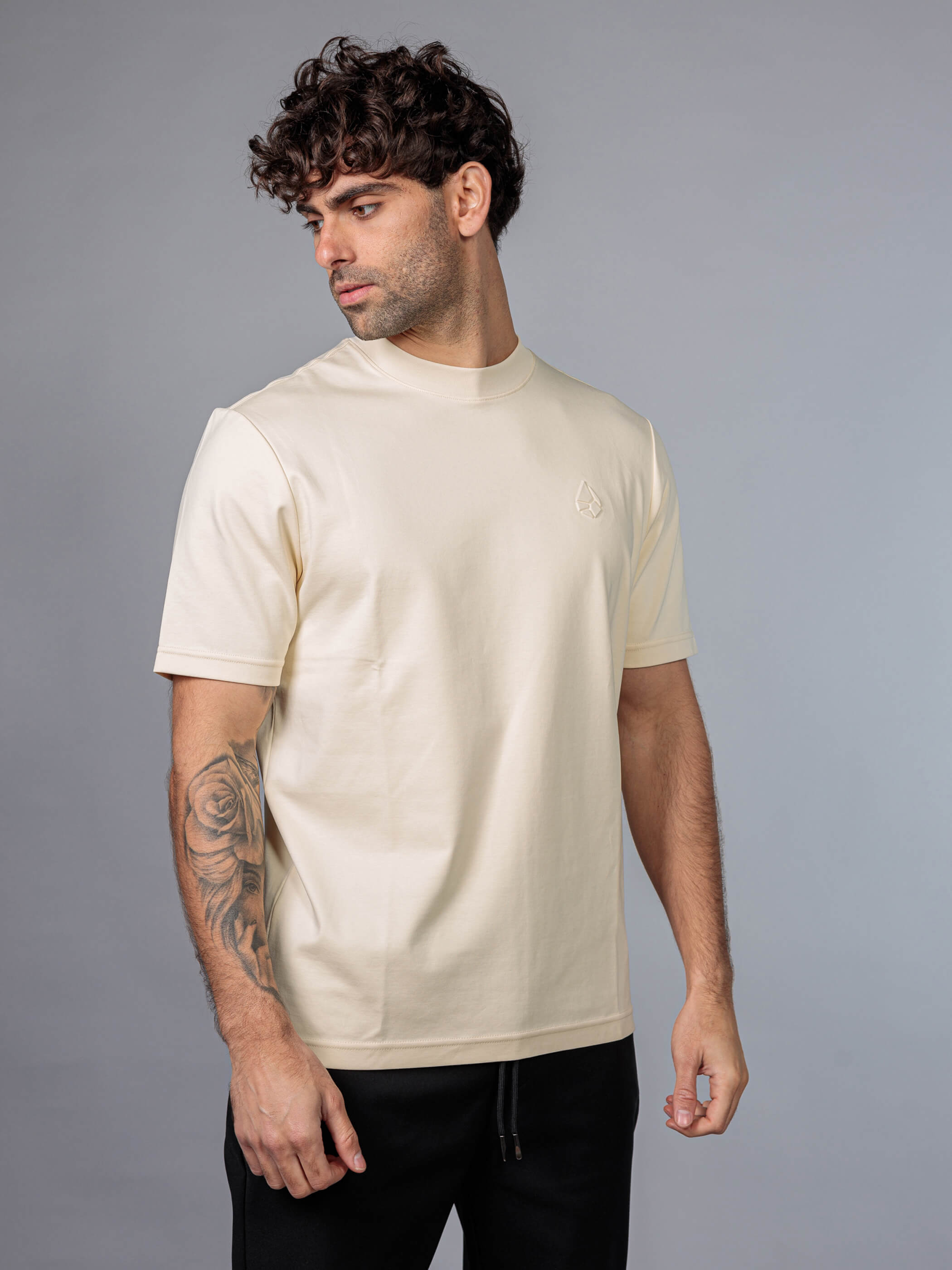 חולצת טישירט קצרה אליקסיר Back Logo Embroidery גברים