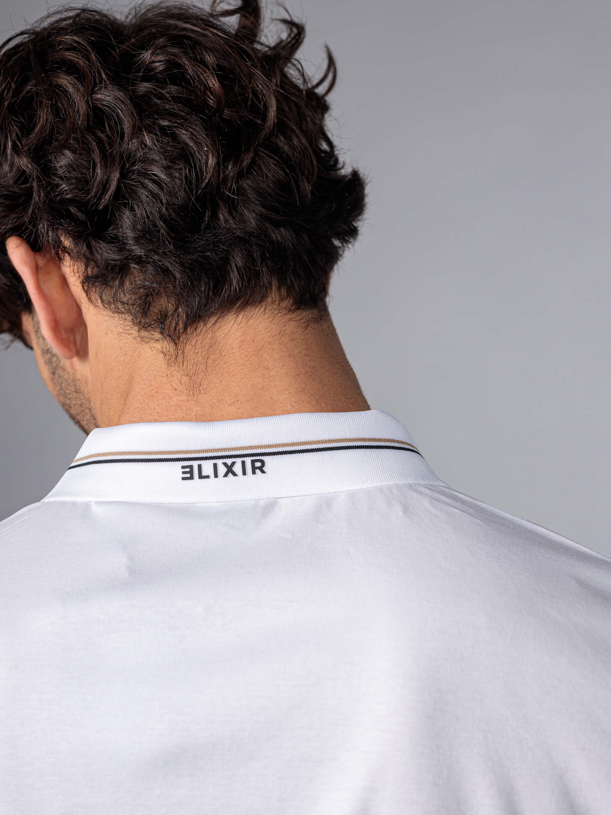 חולצת פולו אליקסיר Classic Logo גברים