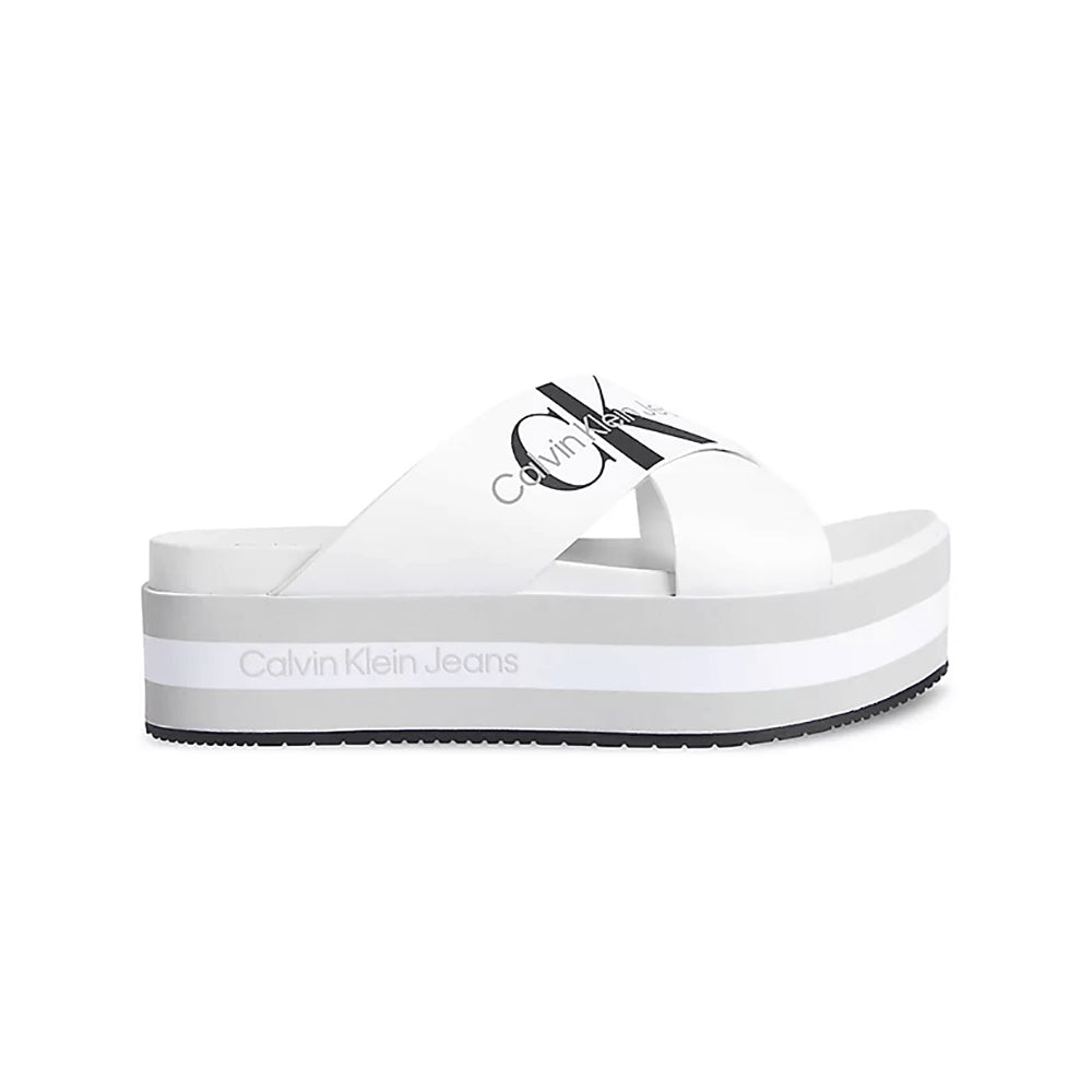 כפכפי פלטפורמה קלווין קליין Flatform Sandal Crisscross נשים - ck-YW0YW00562-YAF-36