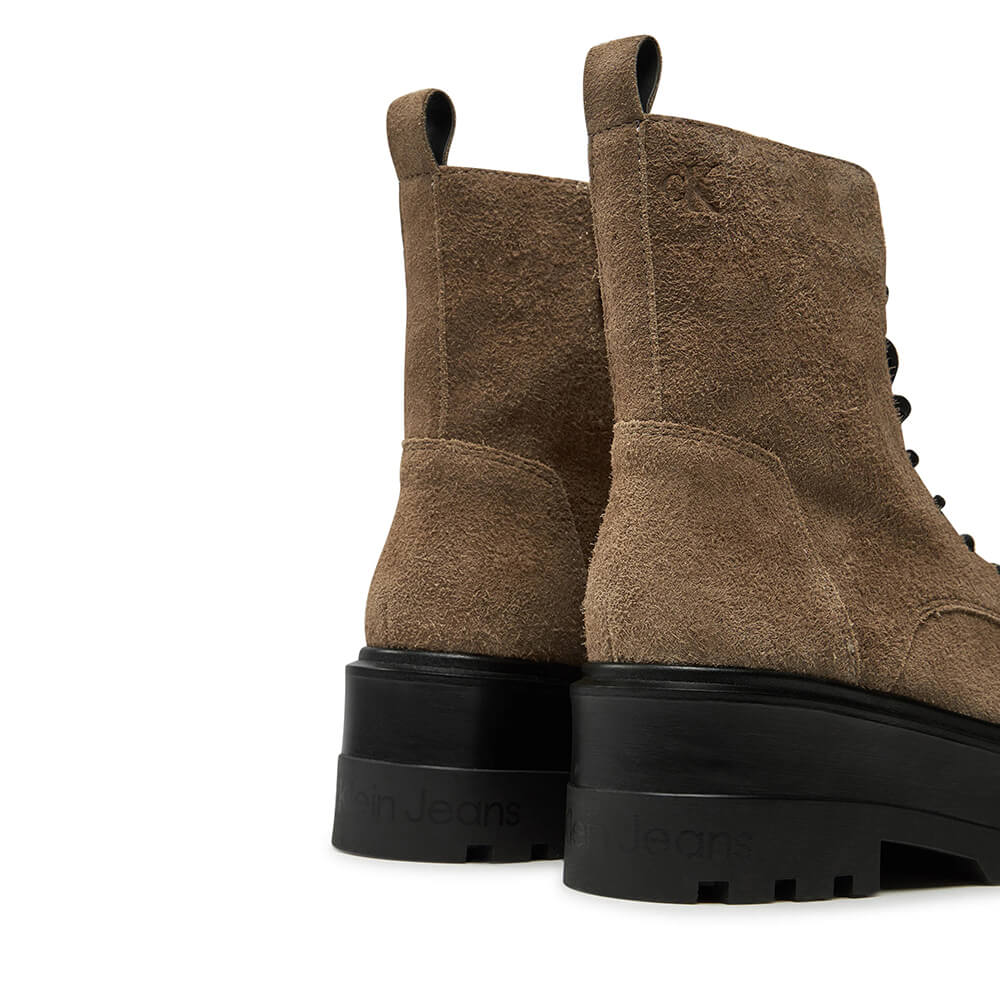 מגפי קלווין קליין Trapery Flatform Zip Laceup נשים