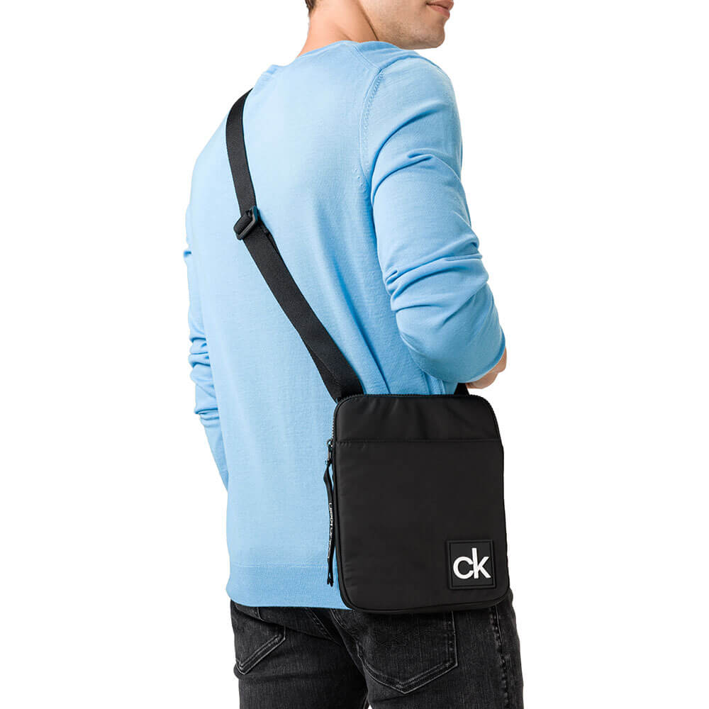 תיק צד קלווין קליין Bax Logo Flat גברים