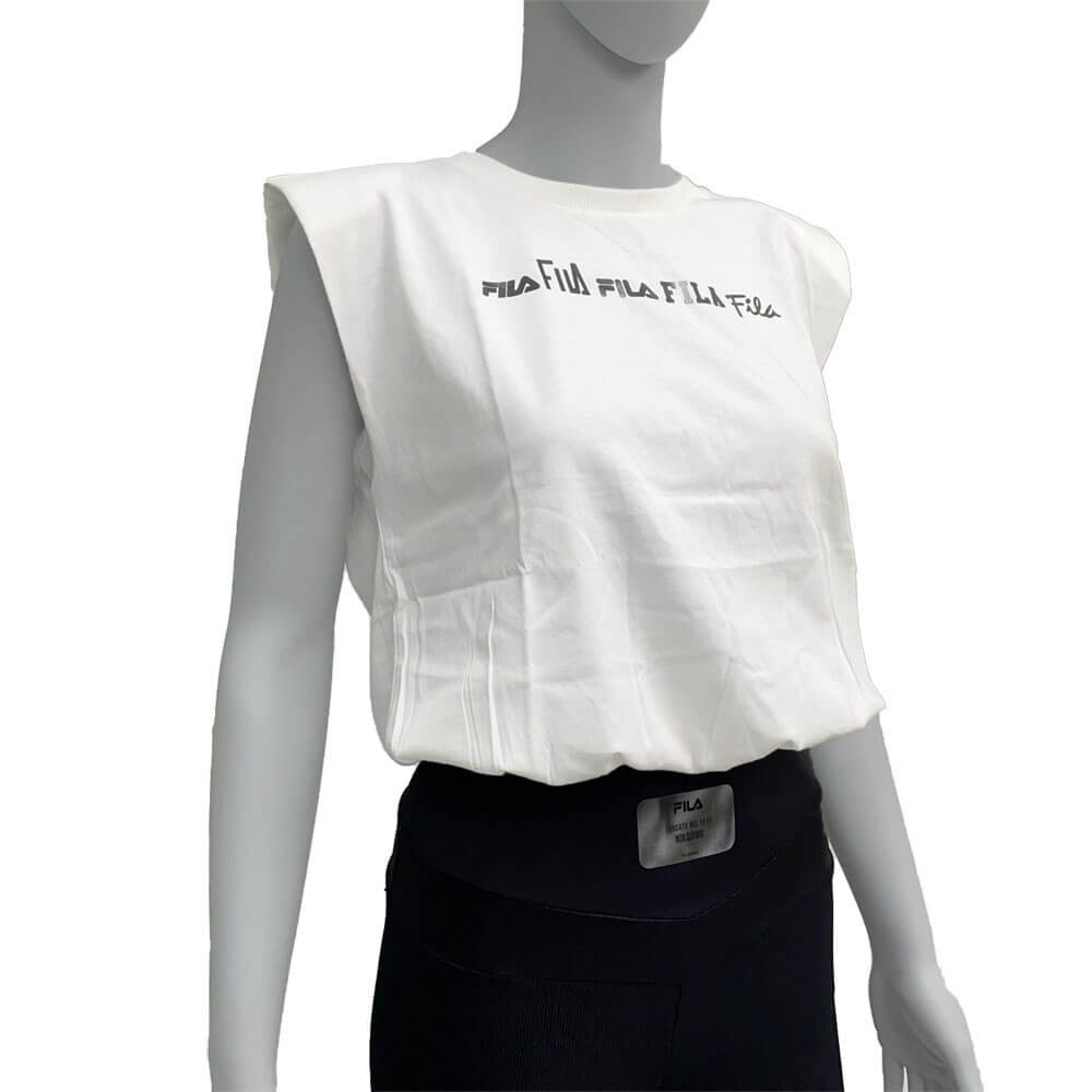 חולצת טישרט פילה קצרה Cropped Top נשים