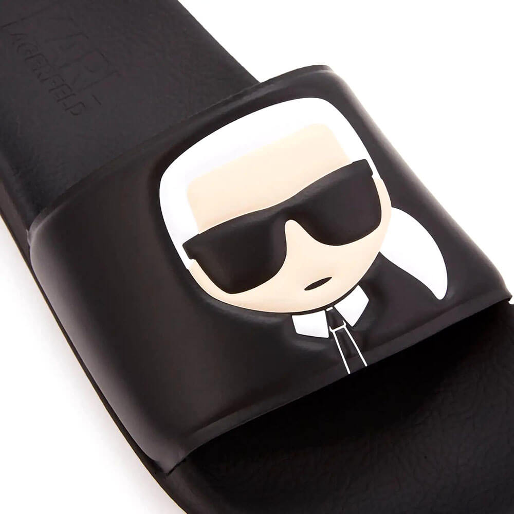 כפכפי קרל לגרפלד Ikonic Slide גברים