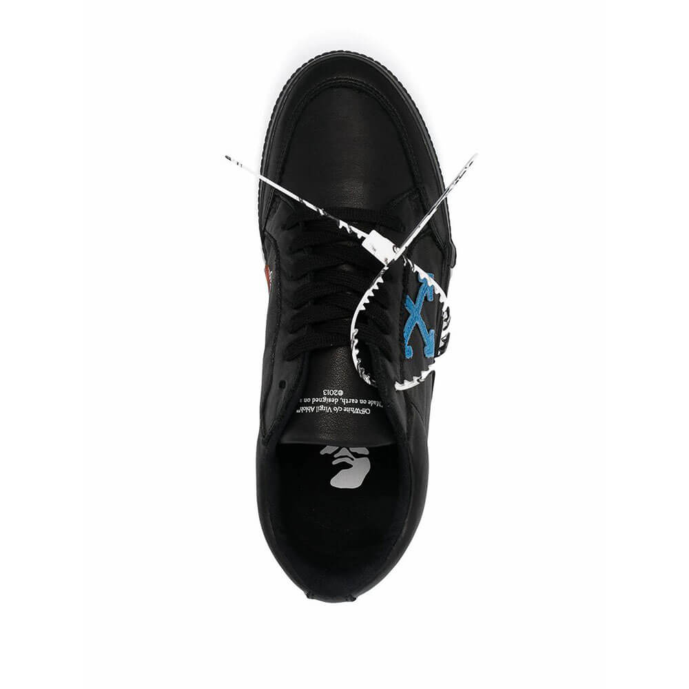 נעלי אוף וויט Vulcanized Low-Top עור גברים