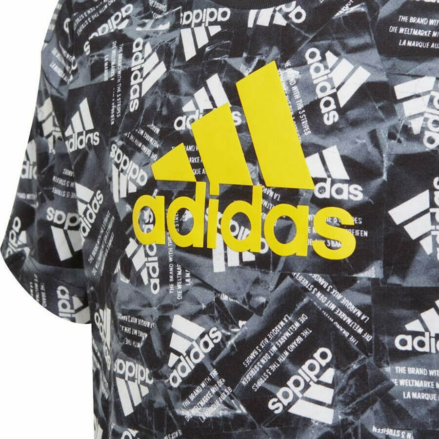 חולצת טישרט אדידס קצרה Logo Tee נוער