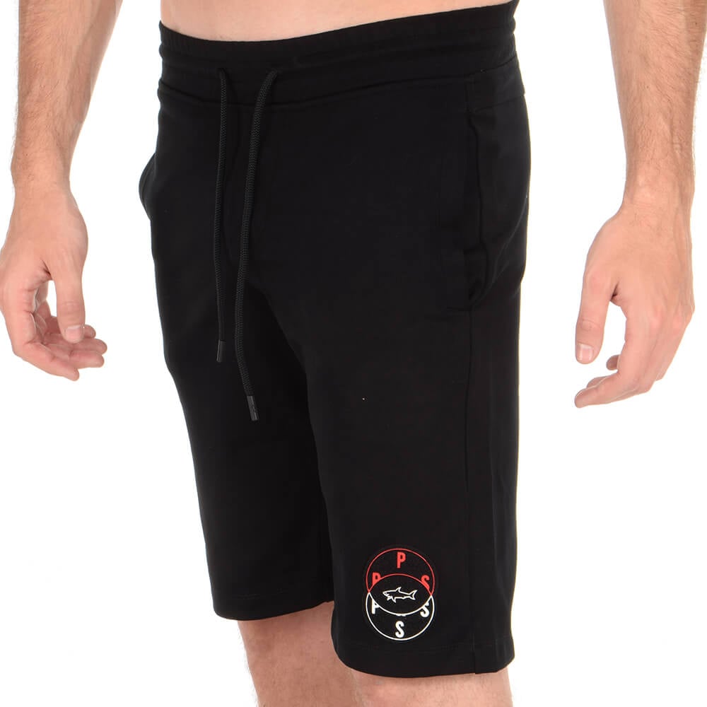מכנס קצר פול שארק הדפס לוגו גברים - psk-22411433-011-XS
