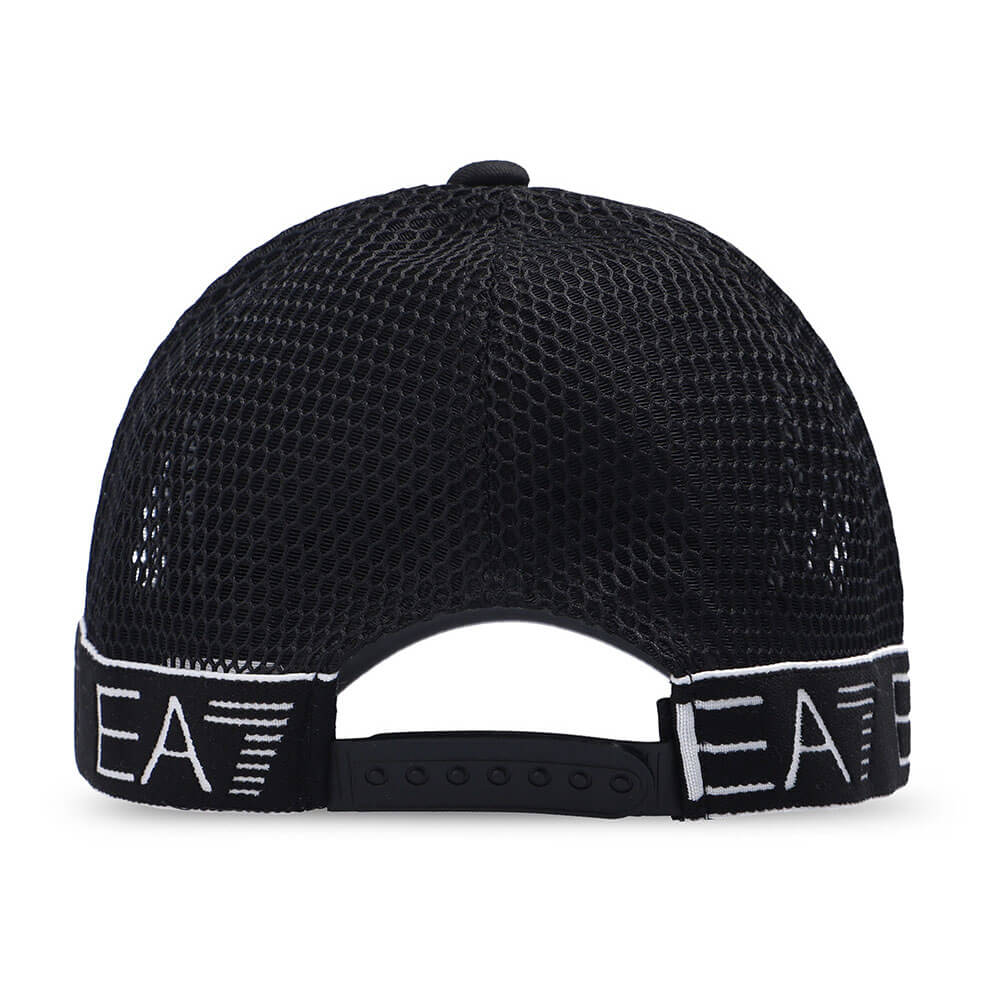 כובע EA7 פלטת לוגו גברים