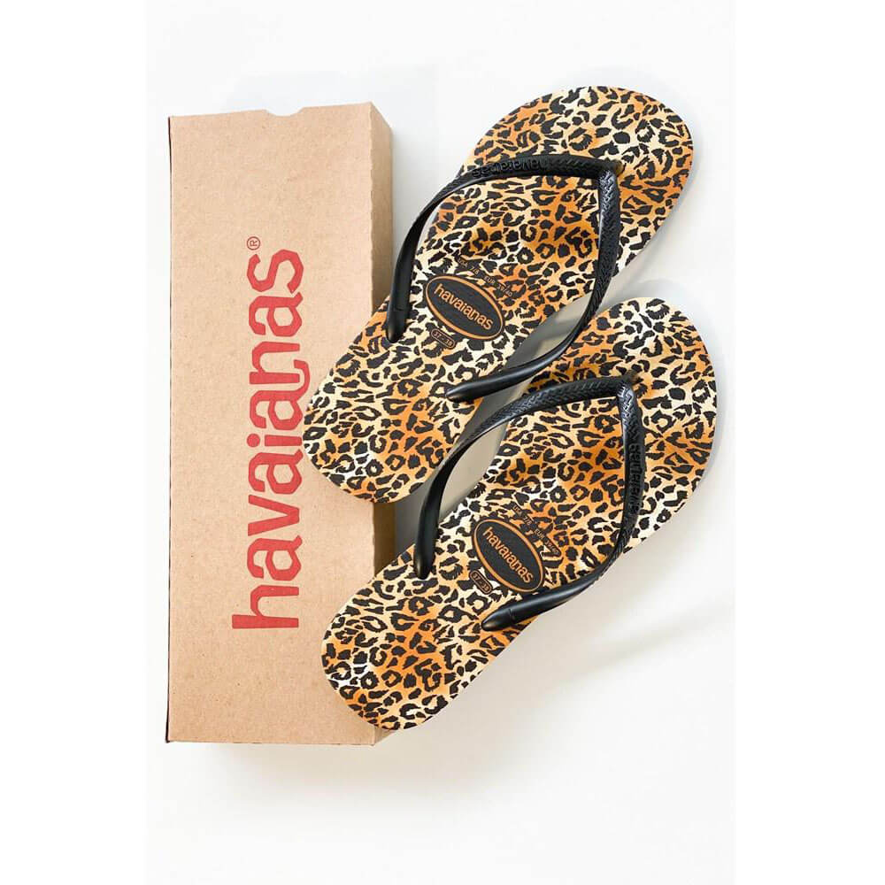 כפכפי הוויאנס Slim Leopard נשים