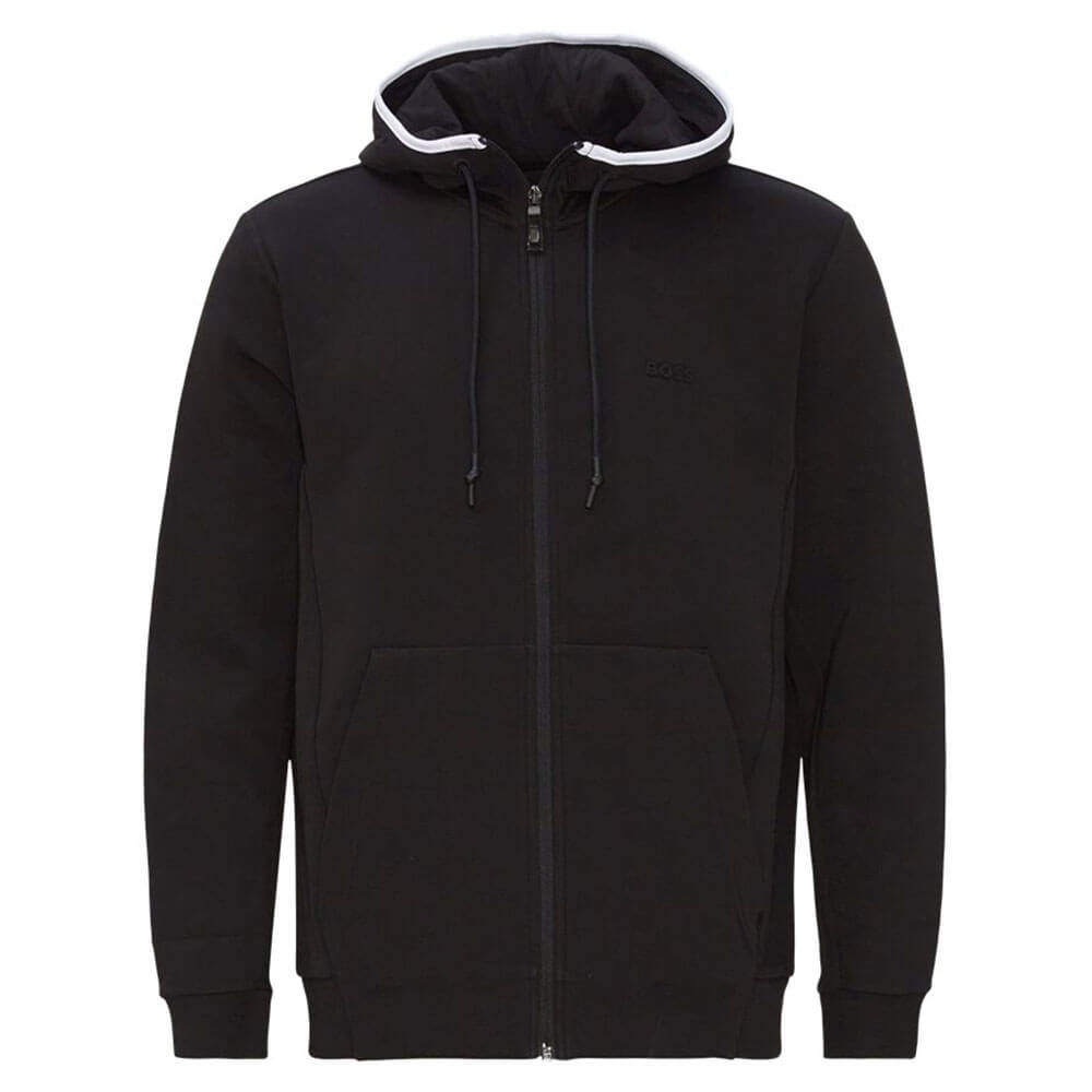 ג'קט קפוצ'ון הוגו בוס כיתוב לוגו גברים