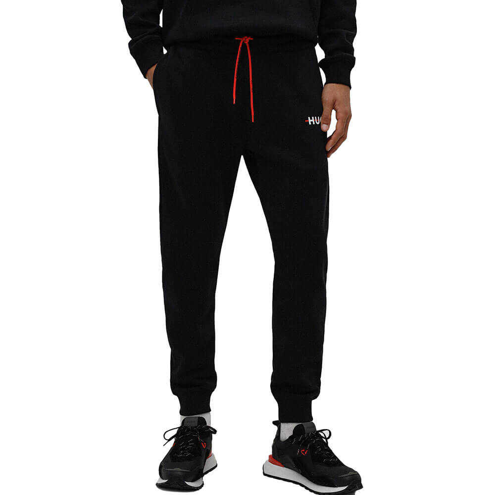 מכנס הוגו ארוך כיתוב לוגו ופס גברים