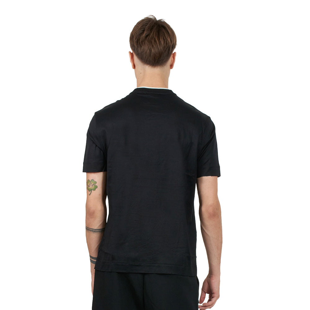 חולצת טישרט אמפוריו ארמני קצרה Embroidered Logo גברים