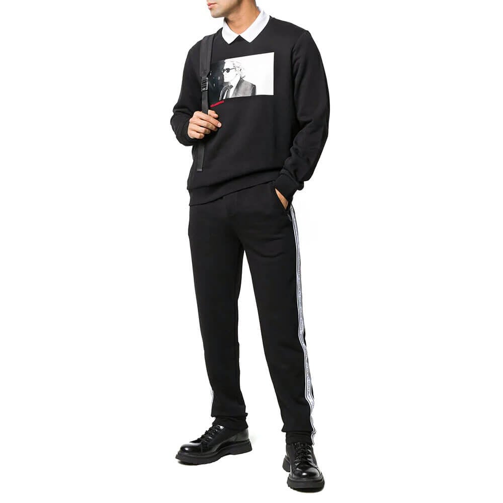 סווטשירט קרל לגרפלד Karl Graphic Print גברים