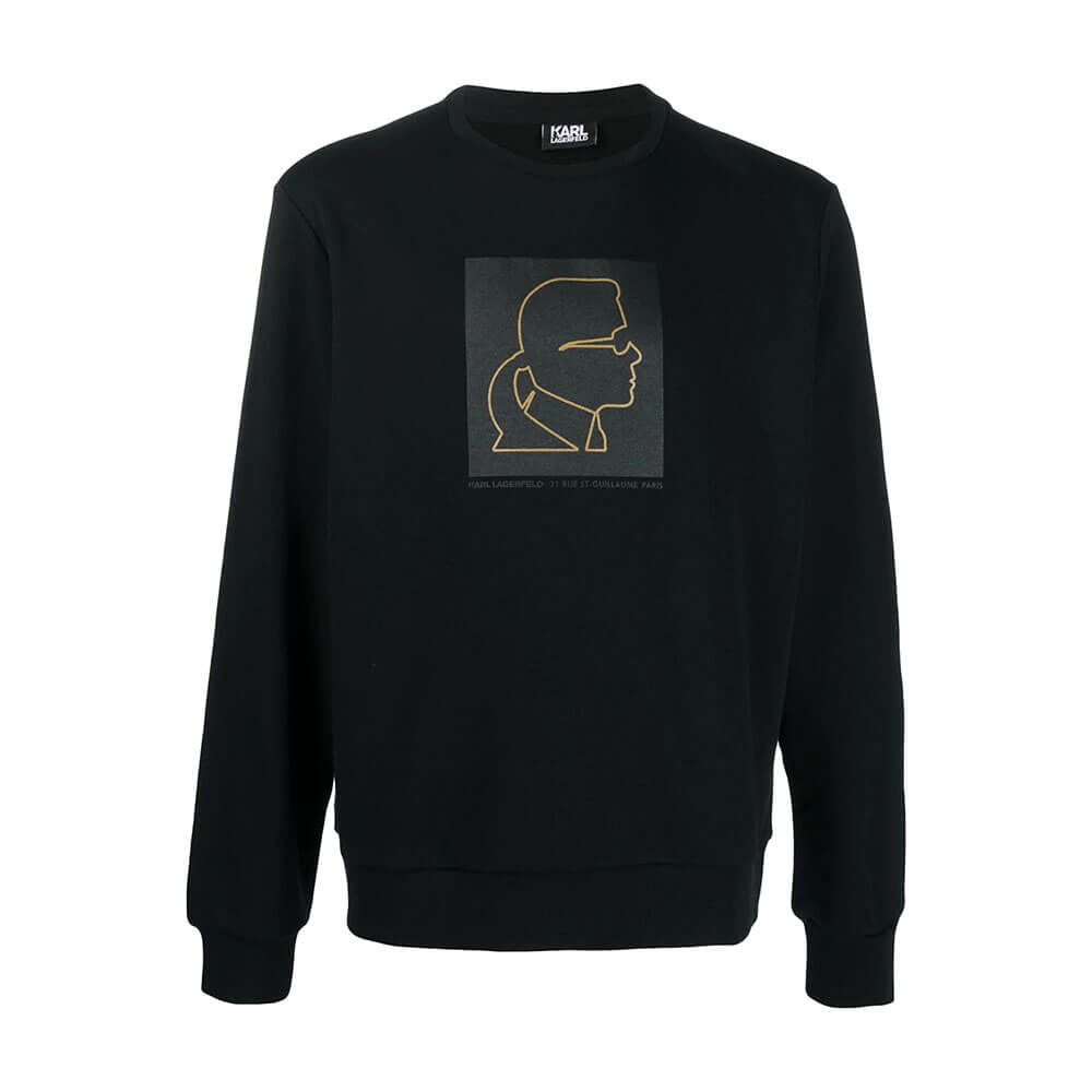 סווטישרט קרל לגרפלד Karl Profile Logo גברים