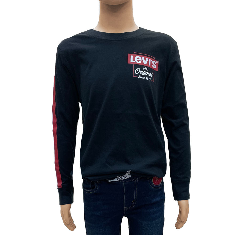 חולצת טישרט ליוויס ארוכה Long Sleeve Graphic Tee ילדים ונוער