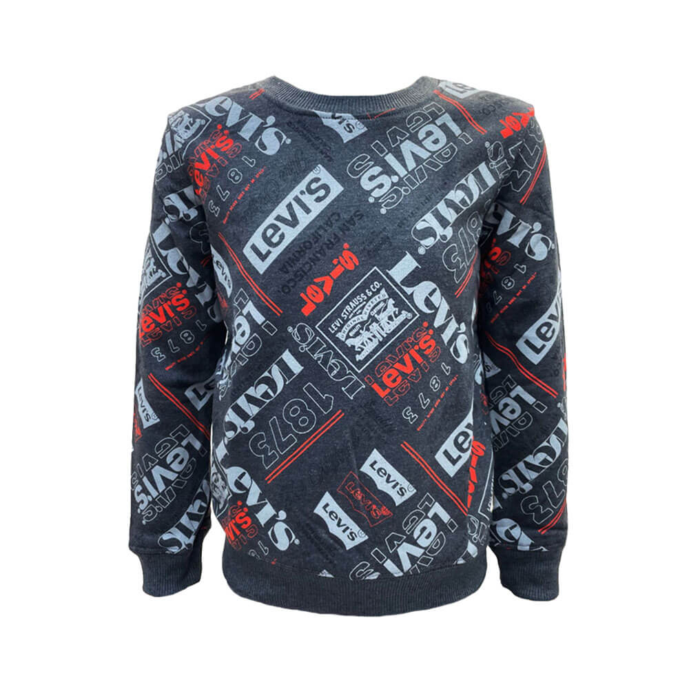 סווטשירט ליוויס Logo Printed Crewneck Sweatshirt ילדים ונוער
