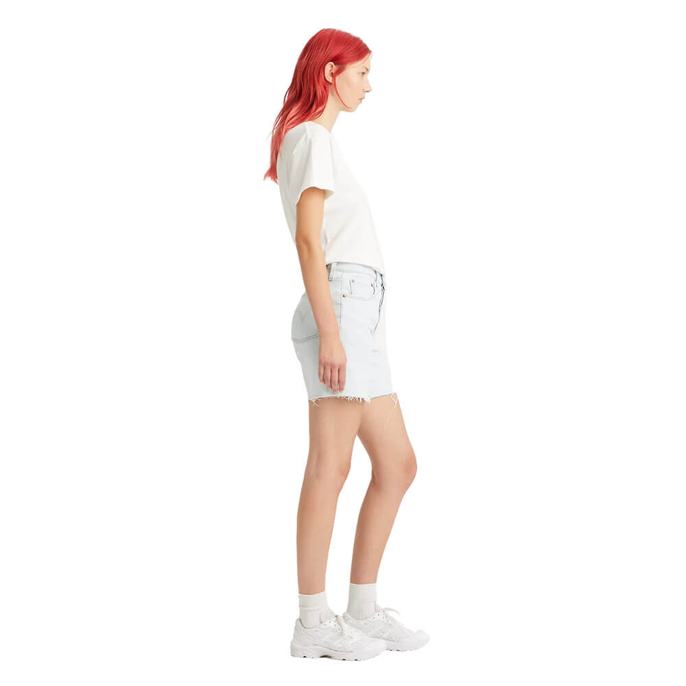 ג'ינס ליוויס קצר 501 Mid thigh גזרה גבוהה נשים