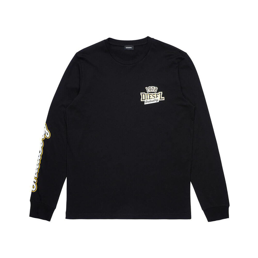 חולצת טישרט דיזל ארוכה Print Blend גברים