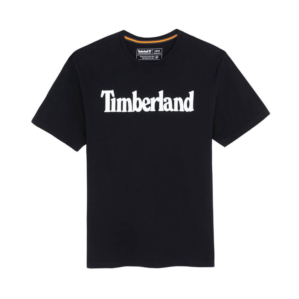 חולצת טישרט טימברלנד קצרה Kennebec River Tree Linear Tee גברים