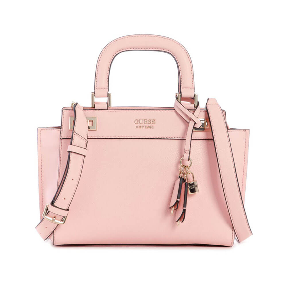 תיק נשיאה Guess נשים Katey Satchel Crossbody Shoulder Bag