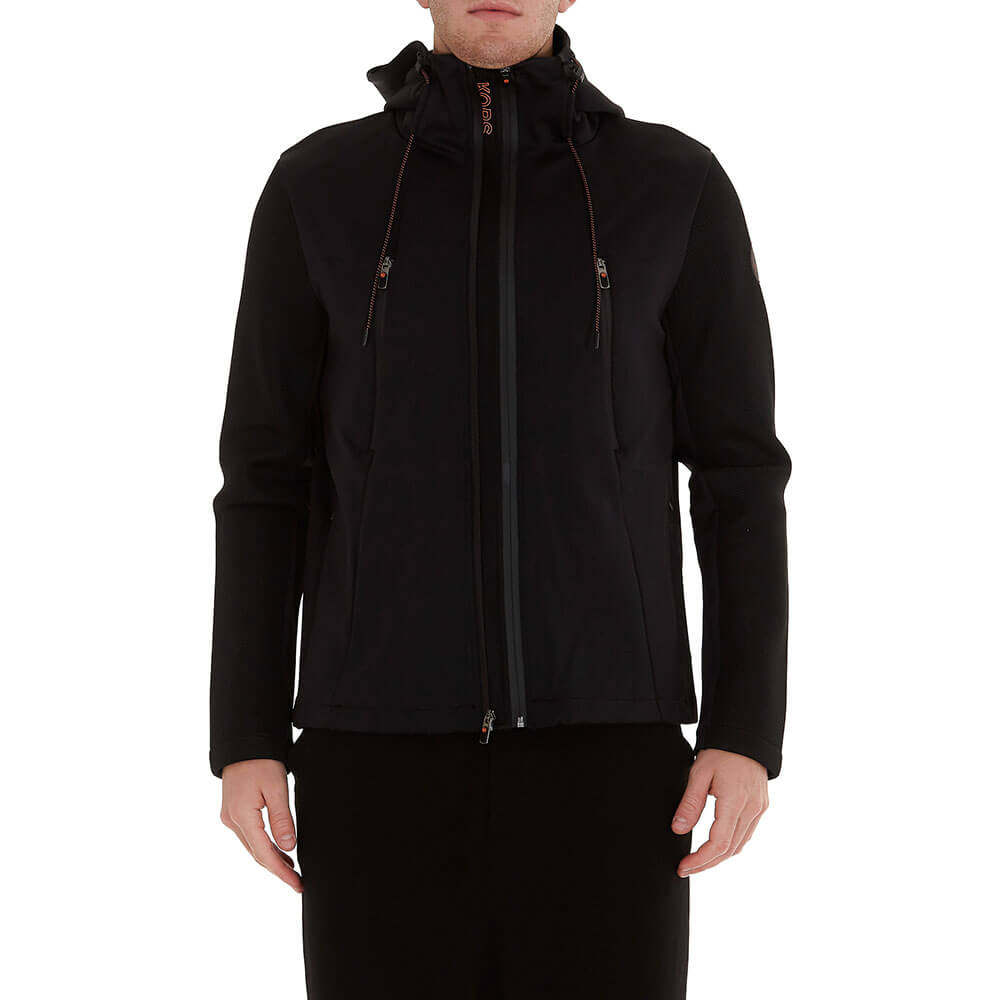 ג'קט קפוצ'ון מייקל קורס Logo Hood Zipped גברים