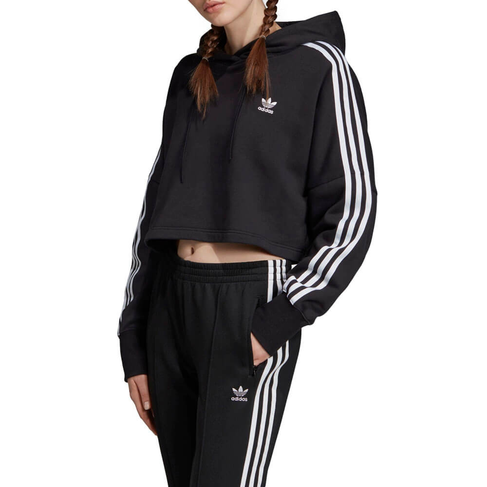 סווטשירט קפוצ'ון אדידס Cropped Hoodie נשים