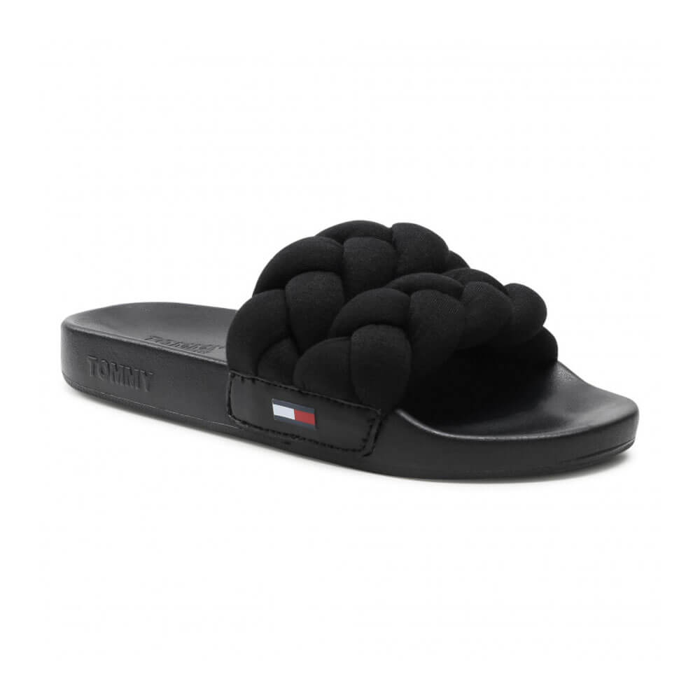 כפכפי טומי הילפיגר Braided Strap Slides נשים