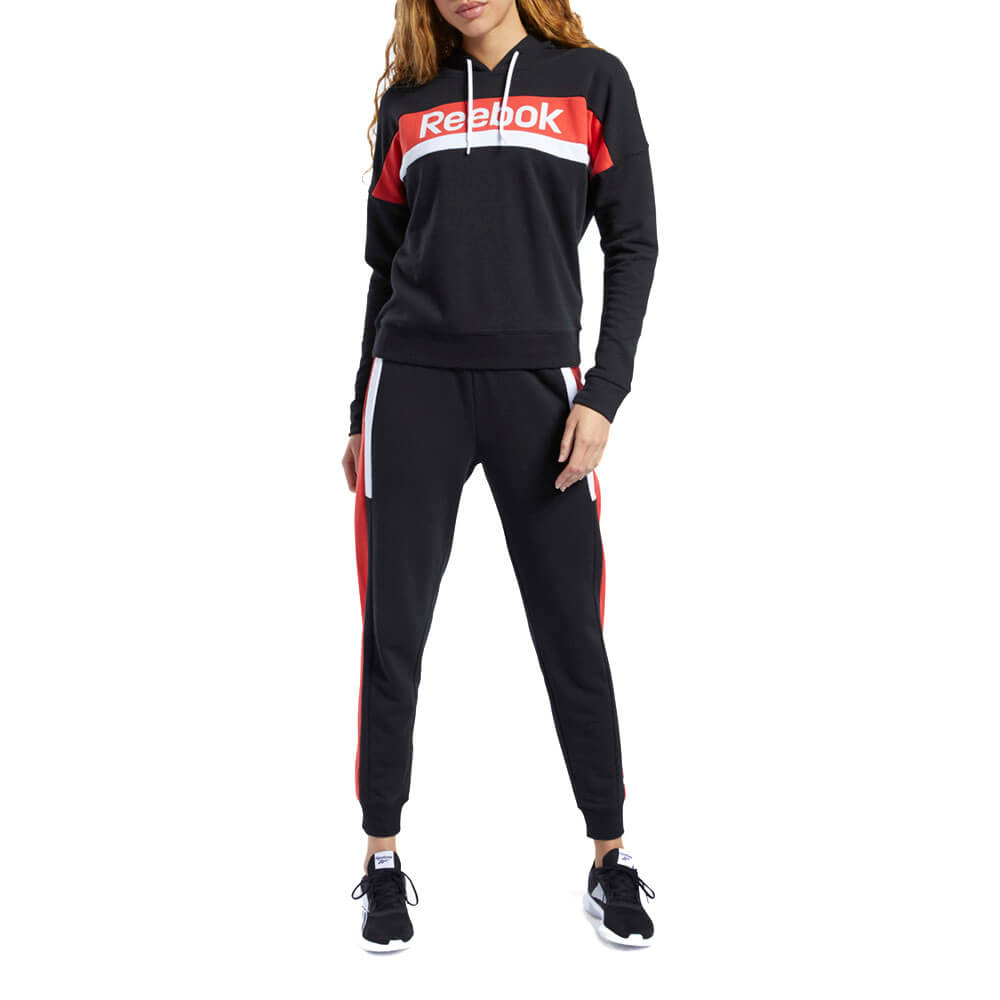 חליפת ספורט ריבוק Training Essentials Linear Logo Hoodie נשים
