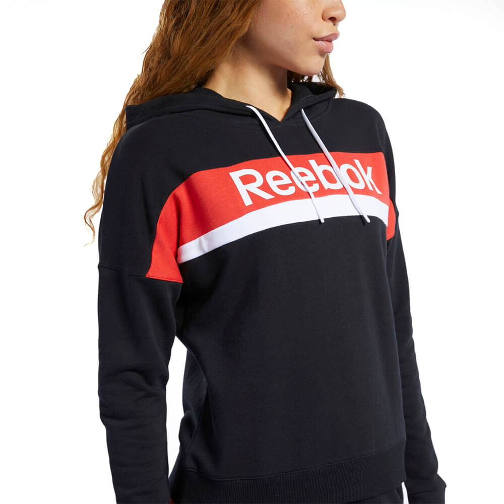 חליפת ספורט ריבוק Training Essentials Linear Logo Hoodie נשים