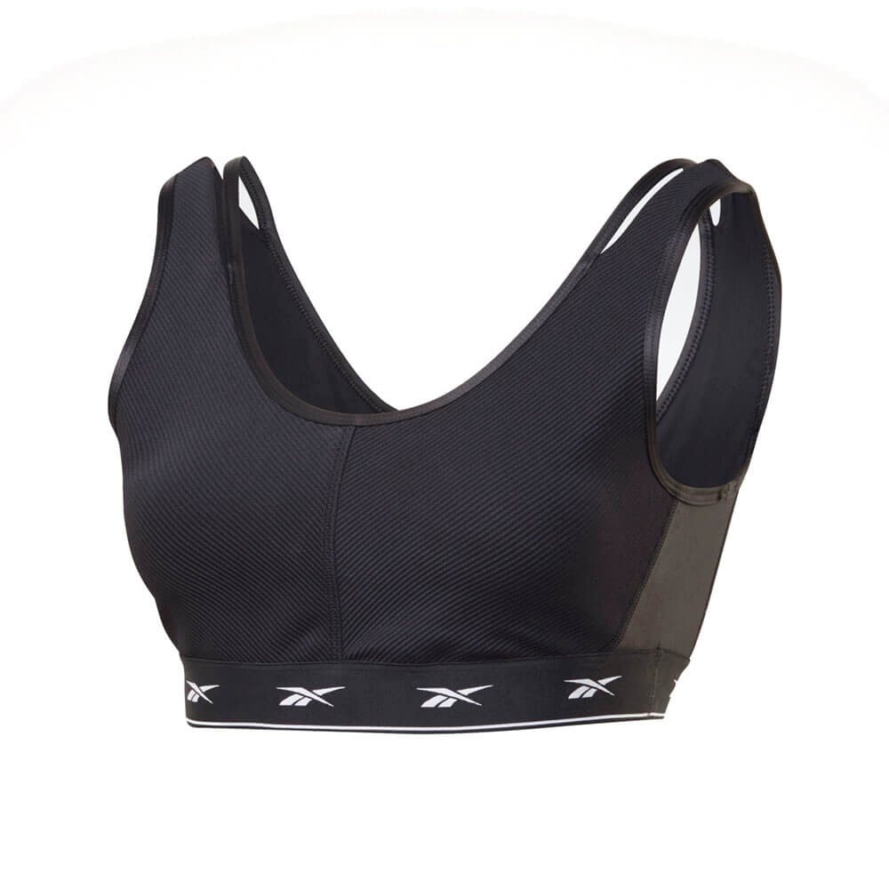 חזיית ספורט טופ ריבוק Shiny Strappy Lounge Low-Impact Bra נשים